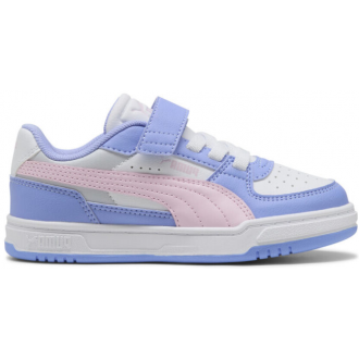 Puma Caven III Block Kids Velcro Παιδικά Sneakers Multicolor 406891-03