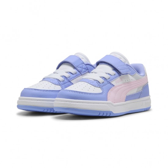 Puma Caven III Block Kids Velcro Παιδικά Sneakers Multicolor 406891-03