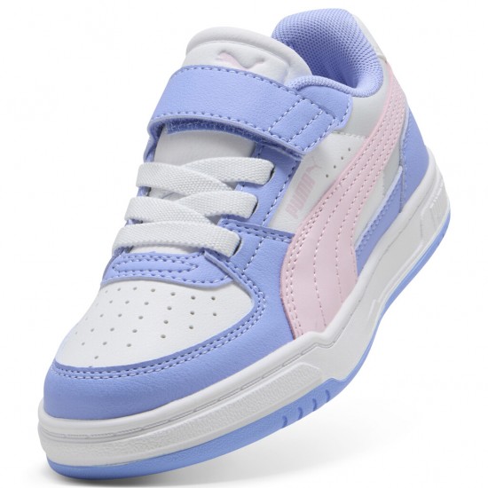 Puma Caven III Block Kids Velcro Παιδικά Sneakers Multicolor 406891-03