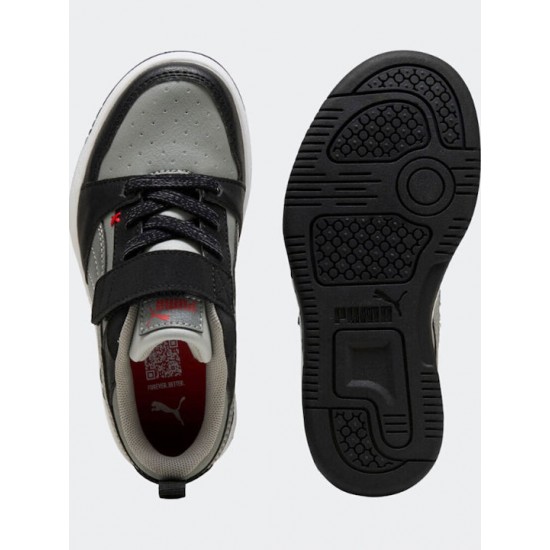 PumaClub Ii Era Παιδικά Sneakers Μαύρα 405038 01 PumaClub Ii Era Παιδικά Sneakers Μαύρα 405038 01