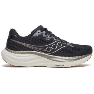 Saucony Ride 19 Ανδρικά Αθλητικά Παπούτσια Running Black-Pewter S21055-145