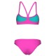 Arena Bikini Bandeau Solid Γυναικείο Μπικίνι 008818907 shocking pink-water Arena Bikini Bandeau Solid Γυναικείο Μπικίνι 008818907 shocking pink-water
