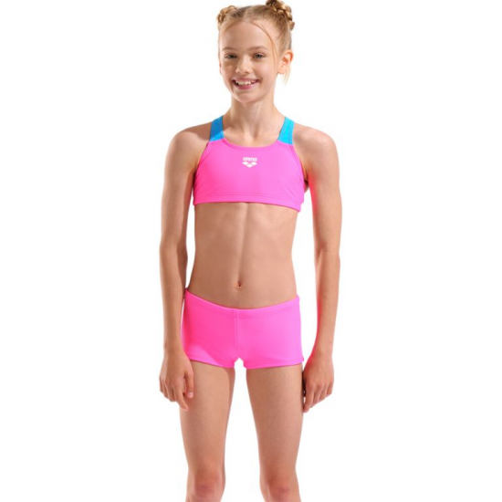 Arena Bikini Solid L ΠΑΙΔΙΚΟ ΜΑΓΙΟ 010573980 shocking pink-turquoise