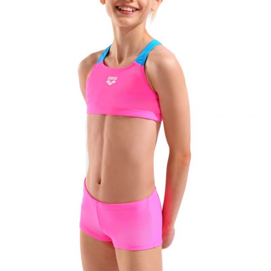 Arena Bikini Solid L ΠΑΙΔΙΚΟ ΜΑΓΙΟ 010573980 shocking pink-turquoise