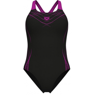 Arena Ολόσωμο Μαγιό 010803590 black-very fuchsia