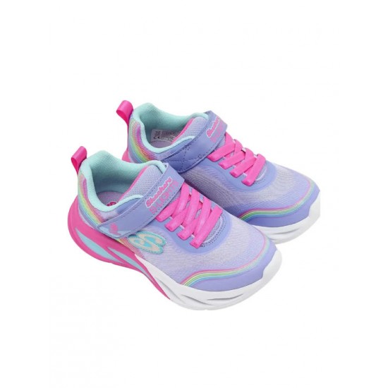 Skechers Cosmic Glow Παιδικά Sneakers με Φωτάκια Μωβ 303709L- LVMT
