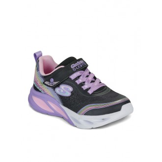 Skechers Cosmic Glow Παιδικά Sneakers με Σκρατς Μαύρα 303709L-BKMT