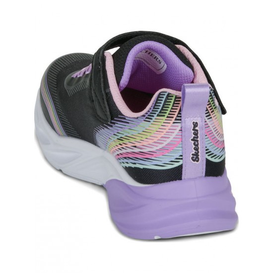Skechers Cosmic Glow Παιδικά Sneakers με Σκρατς Μαύρα 303709L-BKMT Skechers Cosmic Glow Παιδικά Sneakers με Σκρατς Μαύρα 303709L-BKMT