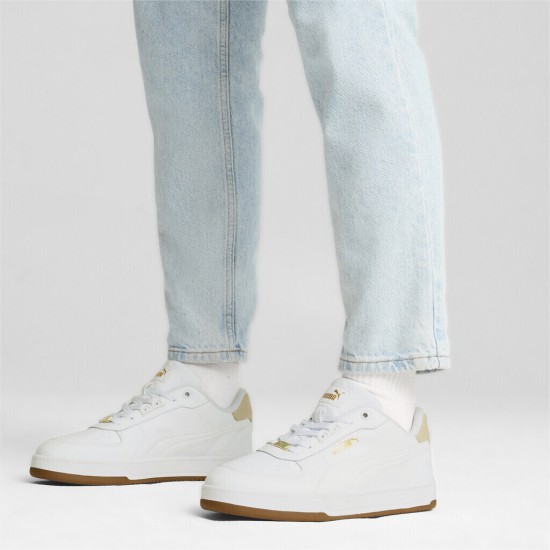Puma Ανδρικά Sneakers White Gold 395016-07 Puma Ανδρικά Sneakers White Gold 395016-07