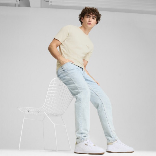 Puma Ανδρικά Sneakers White Gold 395016-07 Puma Ανδρικά Sneakers White Gold 395016-07