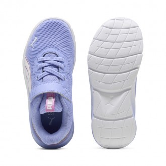Puma FlexFocus Modern Jelly Heaven Kids Velcro Παιδικά Αθλητικά Μωβ 406082-02