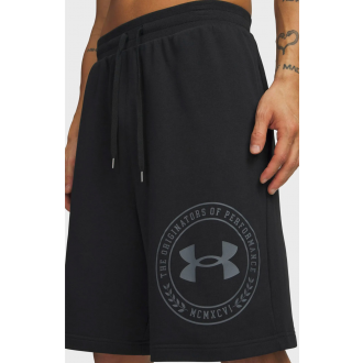 Under Armour Rival Lightweight Graphic Ανδρική Βερμούδα Μαύρη 6014689-001