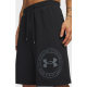 Under Armour Rival Lightweight Graphic Ανδρική Βερμούδα Μαύρη 6014689-001