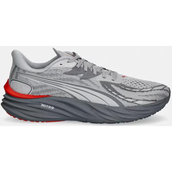 Puma Velocity Nitro 4 Gray Echo Red Glamour 311140-23 Puma Velocity Nitro 4 Gray Echo Red Glamour 311140-23