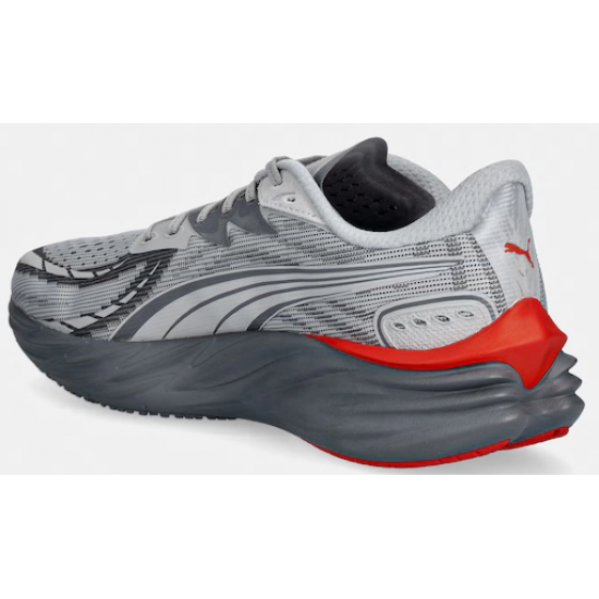 Puma Velocity Nitro 4 Gray Echo Red Glamour 311140-23 Puma Velocity Nitro 4 Gray Echo Red Glamour 311140-23