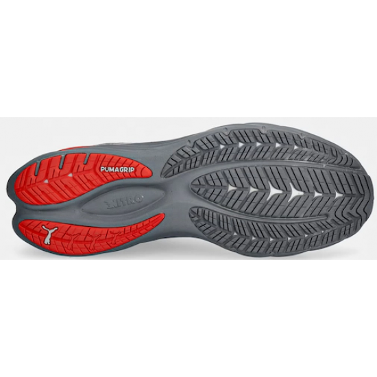 Puma Velocity Nitro 4 Gray Echo Red Glamour 311140-23 Puma Velocity Nitro 4 Gray Echo Red Glamour 311140-23