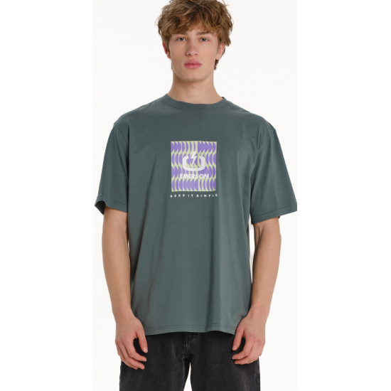 Emerson LOGO ΑΝΔΡΙΚΟ ΚΟΝΤΟΜΑΝΙΚΟ T-SHIRT 261.EM33.39 silver pine Emerson LOGO ΑΝΔΡΙΚΟ ΚΟΝΤΟΜΑΝΙΚΟ T-SHIRT 261.EM33.39 silver pine