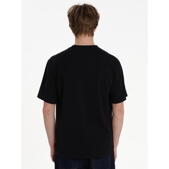Emerson LOGO ΑΝΔΡΙΚΟ ΚΟΝΤΟΜΑΝΙΚΟ T-SHIRT 261.EM33.10 black Emerson LOGO ΑΝΔΡΙΚΟ ΚΟΝΤΟΜΑΝΙΚΟ T-SHIRT 261.EM33.10 black