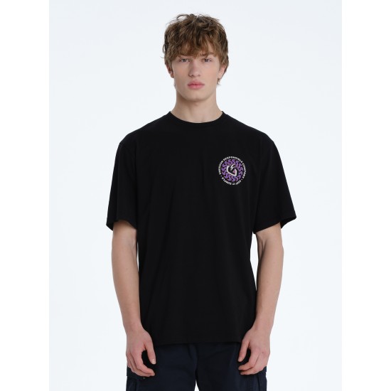 Emerson RESPONSIBLE COMPANY KEEP IT SIMPLE ΑΝΔΡΙΚΟ ΚΟΝΤΟΜΑΝΙΚΟ T-SHIRT 261.EM33.04 black