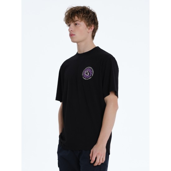 Emerson RESPONSIBLE COMPANY KEEP IT SIMPLE ΑΝΔΡΙΚΟ ΚΟΝΤΟΜΑΝΙΚΟ T-SHIRT 261.EM33.04 black