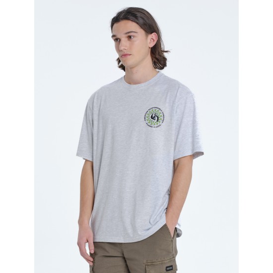 Emerson RESPONSIBLE COMPANY KEEP IT SIMPLE ΑΝΔΡΙΚΟ ΚΟΝΤΟΜΑΝΙΚΟ T-SHIRT 261.EM33.04 grey ml