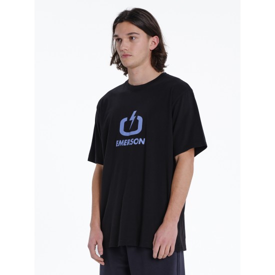 Emerson ΑΝΔΡΙΚΟ ΚΟΝΤΟΜΑΝΙΚΟ T-SHIRT 261.EM33.01 black Emerson ΑΝΔΡΙΚΟ ΚΟΝΤΟΜΑΝΙΚΟ T-SHIRT 261.EM33.01 black