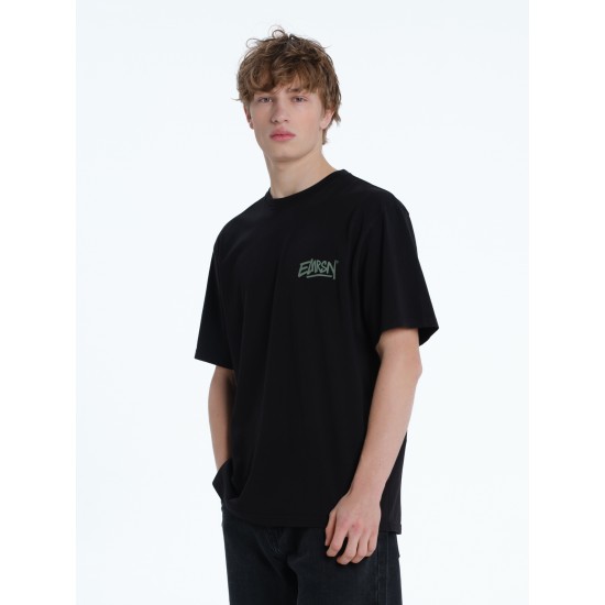 Emerson ΑΝΔΡΙΚΟ ΚΟΝΤΟΜΑΝΙΚΟ T-SHIRT 261.EM33.24 black-olive Emerson ΑΝΔΡΙΚΟ ΚΟΝΤΟΜΑΝΙΚΟ T-SHIRT 261.EM33.24 black-olive