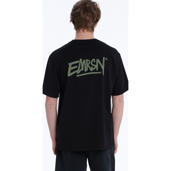 Emerson ΑΝΔΡΙΚΟ ΚΟΝΤΟΜΑΝΙΚΟ T-SHIRT 261.EM33.24 black-olive Emerson ΑΝΔΡΙΚΟ ΚΟΝΤΟΜΑΝΙΚΟ T-SHIRT 261.EM33.24 black-olive