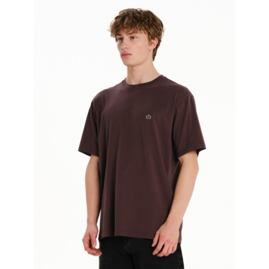 Emerson ΑΝΔΡΙΚΟ ΚΟΝΤΟΜΑΝΙΚΟ T-SHIRT 261.EM33.122 vintage wine Emerson ΑΝΔΡΙΚΟ ΚΟΝΤΟΜΑΝΙΚΟ T-SHIRT 261.EM33.122 vintage wine
