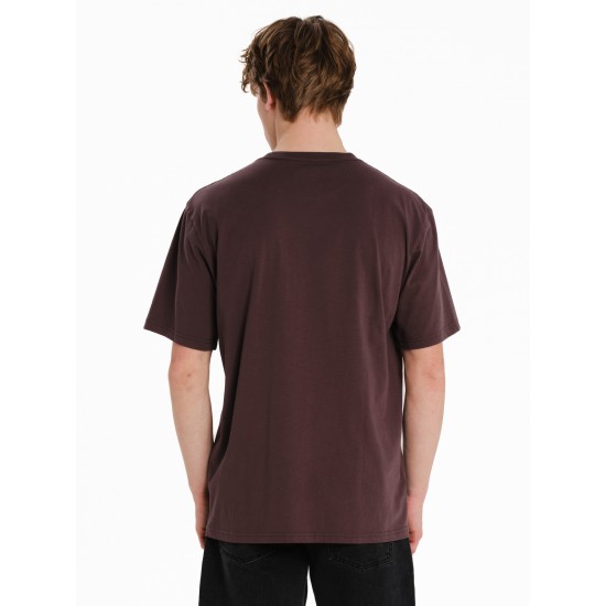Emerson ΑΝΔΡΙΚΟ ΚΟΝΤΟΜΑΝΙΚΟ T-SHIRT 261.EM33.122 vintage wine Emerson ΑΝΔΡΙΚΟ ΚΟΝΤΟΜΑΝΙΚΟ T-SHIRT 261.EM33.122 vintage wine