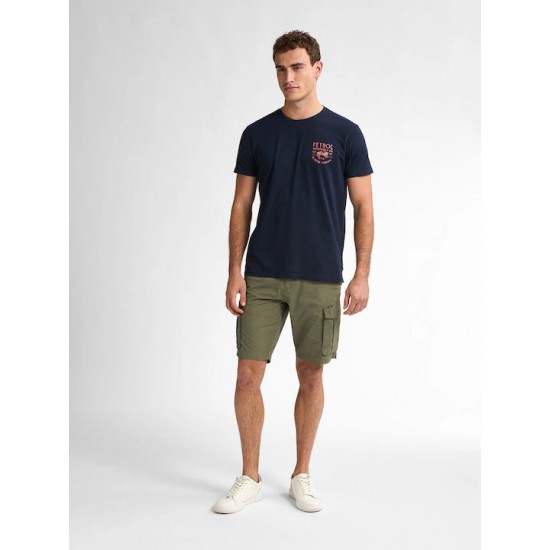 Petrol Ανδρική Βερμούδα Cargo  M-1050-SHO500-6134 Dusty Army