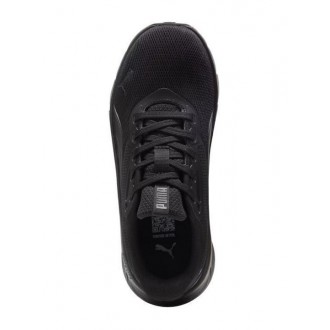 Puma FlexFocus Lite Αθλητικά Παιδικά Παπούτσια Running με Κορδόνια Μαύρα 401517-06