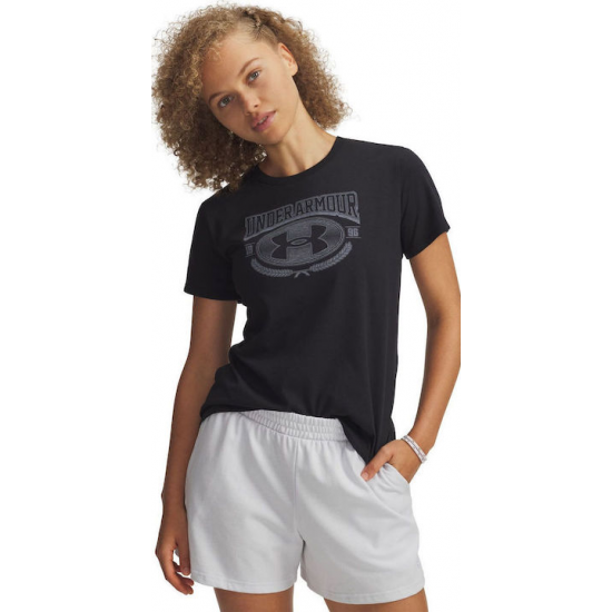 Under Armour Γυναικείο T-shirt Μαύρο 6010592 - 001 Under Armour Γυναικείο T-shirt Μαύρο 6010592 - 001