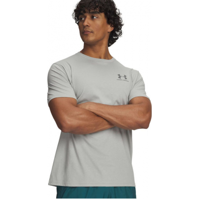 Under Armour M Sportstyle T-shirt Γκρι-Λαδί 1326799 - 069