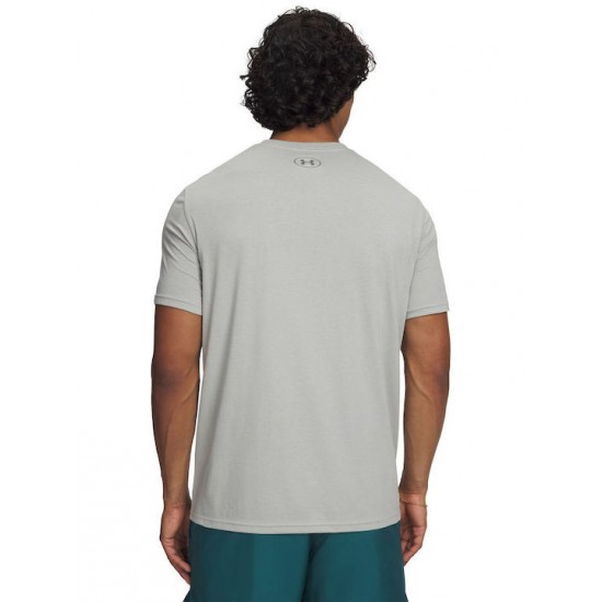Under Armour M Sportstyle T-shirt Γκρι-Λαδί 1326799 - 069