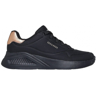 Skechers Uno Lite Γυναικεία Sneakers Μαύρα 177291-BBK