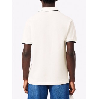 Lacoste ΜΠΛΟΥΖΑ ΚΜ POLO SS 3PH9838 00 EV0 blanc-blue marine Lacoste ΜΠΛΟΥΖΑ ΚΜ POLO SS 3PH9838 00 EV0 blanc-blue marine