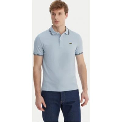 Lacoste Original Tipped Polo Piké Chambray PH9875 00 HBA bleu clair