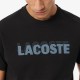 Lacoste Printed Men's Padel T-Shirt TH0217 00 463 noir-bleu clair Lacoste Printed Men's Padel T-Shirt TH0217 00 463 noir-bleu clair