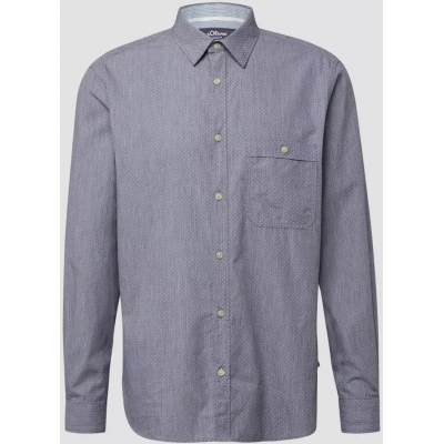 S.Oliver Men's Shirt Long Sleeve Ανδρικό πουκάμισο 2174260-62G3