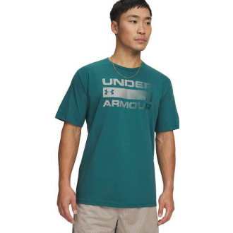 Under Armour Team Issue Wordmark Μπλούζα Κοντομάνικη Green 1329582-338