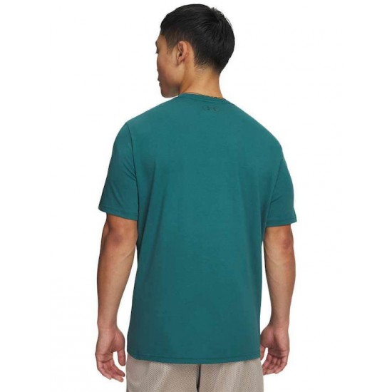 Under Armour Team Issue Wordmark Μπλούζα Κοντομάνικη Green 1329582-338 Under Armour Team Issue Wordmark Μπλούζα Κοντομάνικη Green 1329582-338