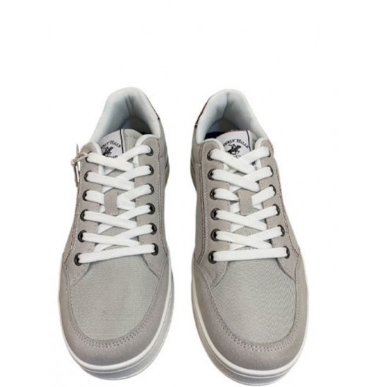 Beverly Hills Polo Club Ανδρικά Ανατομικά Sneakers Γκρι BHM614105 - 0320 Grey White Beverly Hills Polo Club Ανδρικά Ανατομικά Sneakers Γκρι BHM614105 - 0320 Grey White