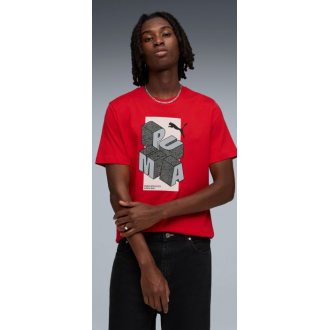 Puma GRAPHIC TEE Ανδρικό Κοντομάνικο T-Shirt 691782-11