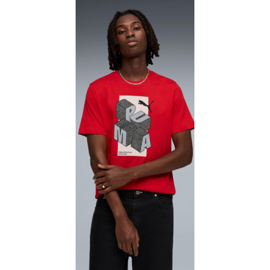 Puma GRAPHIC TEE Ανδρικό Κοντομάνικο T-Shirt 691782-11 Puma GRAPHIC TEE Ανδρικό Κοντομάνικο T-Shirt 691782-11