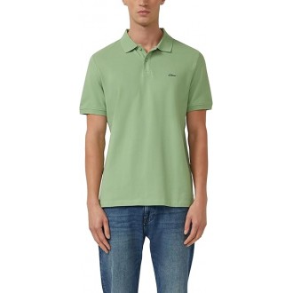 S.Oliver Ανδρικό Κοντομάνικο Polo Λαχανί 2138262-7253 S.Oliver Ανδρικό Κοντομάνικο Polo Λαχανί 2138262-7253