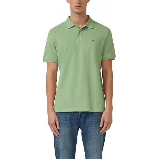 S.Oliver Ανδρικό Κοντομάνικο Polo Λαχανί 2138262-7253 S.Oliver Ανδρικό Κοντομάνικο Polo Λαχανί 2138262-7253