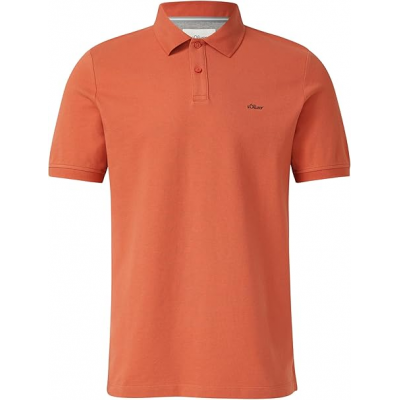 S.Oliver Ανδρικό Κοντομάνικο Polo Πορτοκαλί 2138262-3410 S.Oliver Ανδρικό Κοντομάνικο Polo Πορτοκαλί 2138262-3410