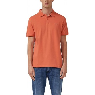 S.Oliver Ανδρικό Κοντομάνικο Polo Πορτοκαλί 2138262-3410 S.Oliver Ανδρικό Κοντομάνικο Polo Πορτοκαλί 2138262-3410