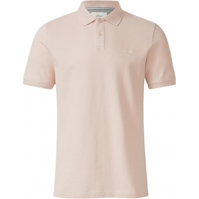 S.Oliver Ανδρικό Κοντομάνικο Polo Ροζ μπεζ 2138262-4242 S.Oliver Ανδρικό Κοντομάνικο Polo Ροζ μπεζ 2138262-4242